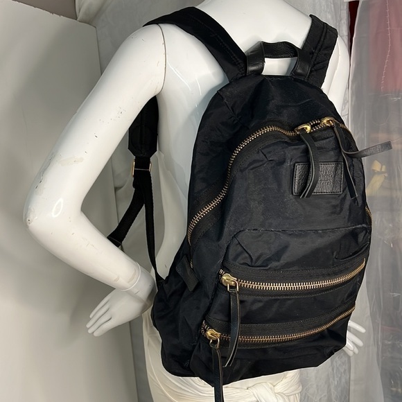 Marc By Marc Jacobs Ballistic Nylon Backpack With Leather Trim - Picture 7 of 14